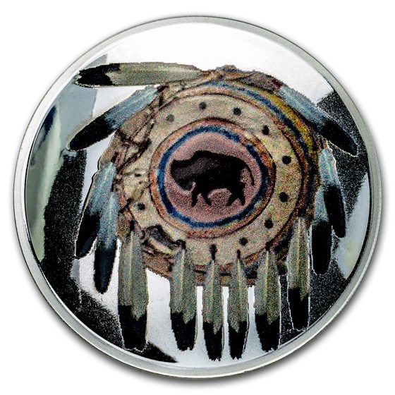 2019 1 oz Silver Domed Native American Weapons Arapaho Tomahawk 2019 1 oz Silver Domed Native American Weapons Arapaho Tomahawk